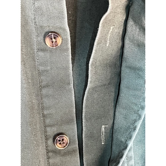 PacSun Shacket Jacket‎ with Embroidered Patches Military Green Womens Size Small - Picture 3 of 13